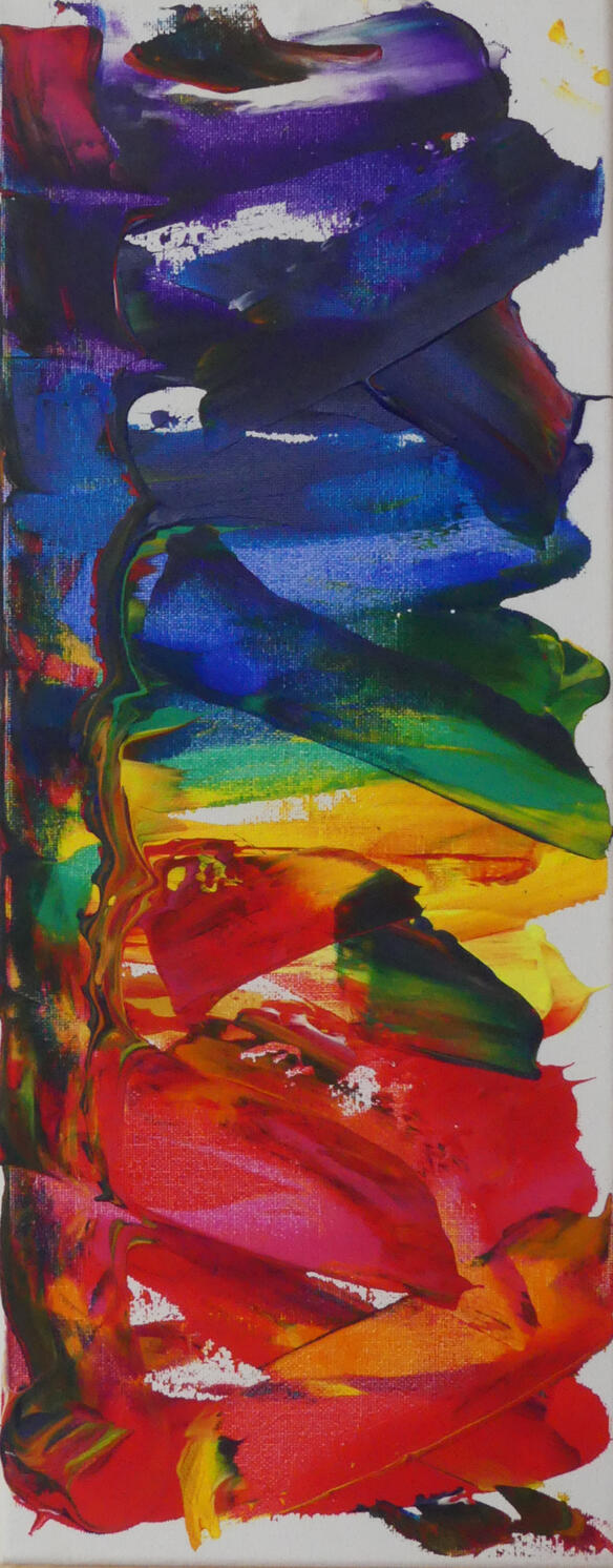 Petit format Chakras allongés