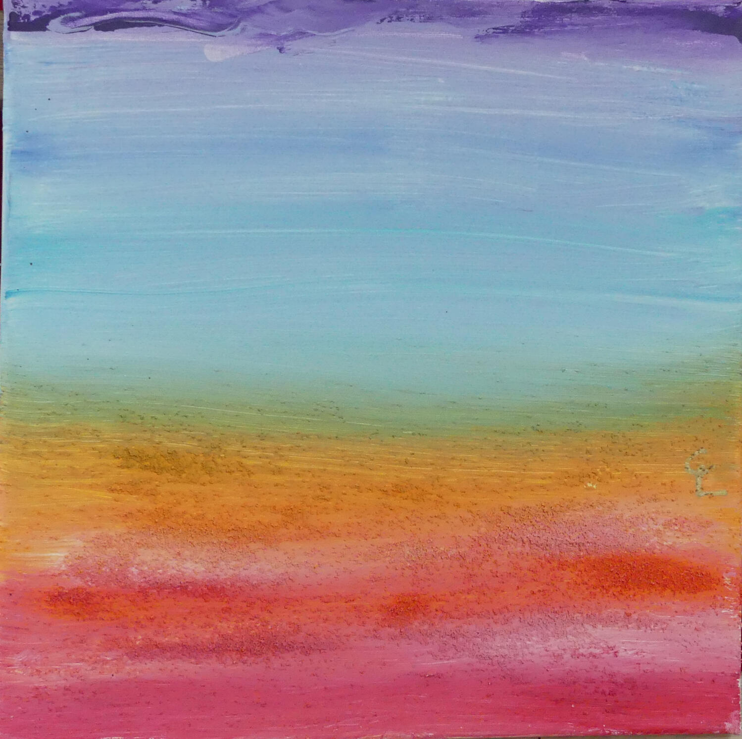 Paysage carré lignes chakras