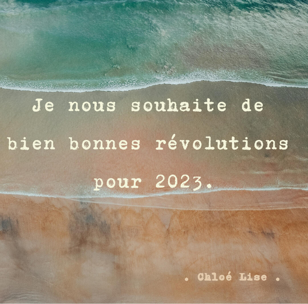 Bonnes révolutions pour 2023