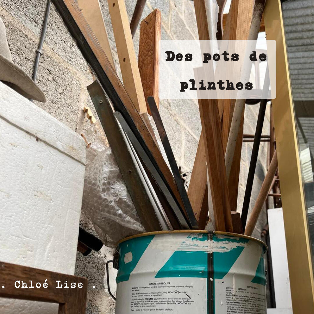 Des pots de plinthes