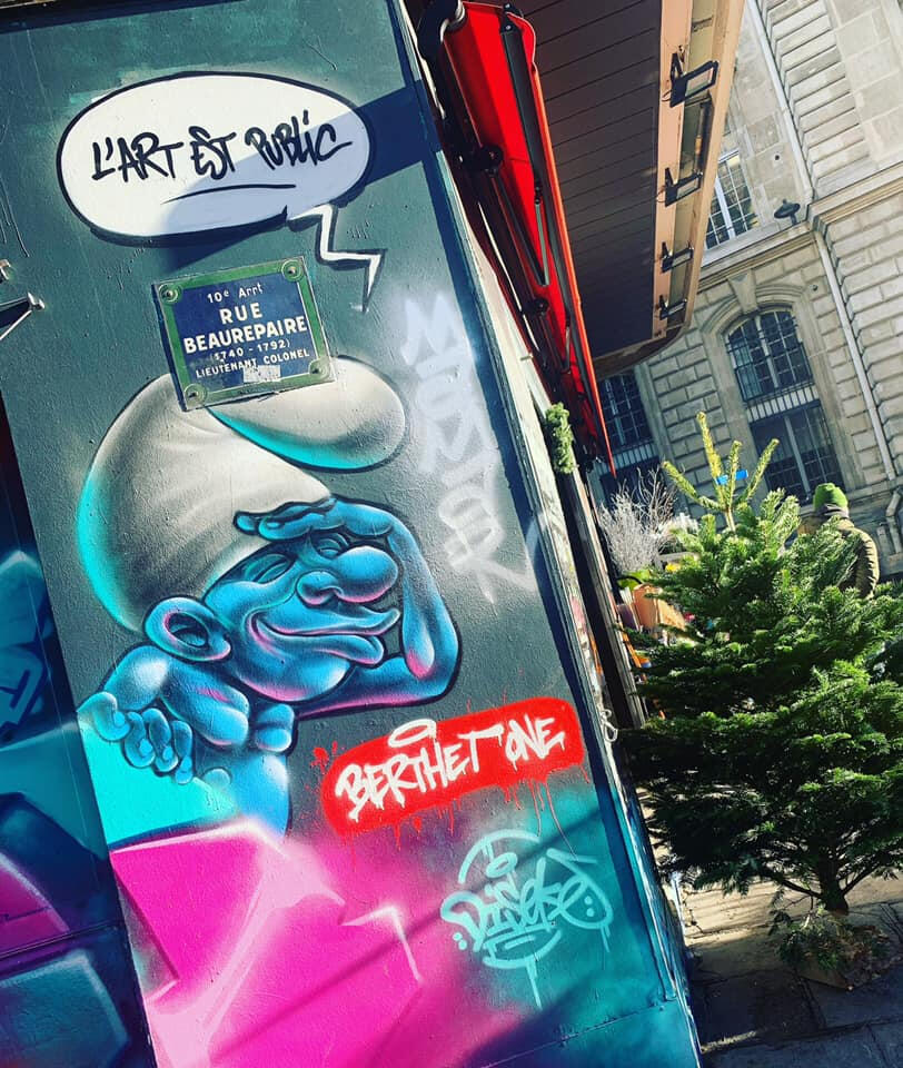 Schtroumpf à Paname