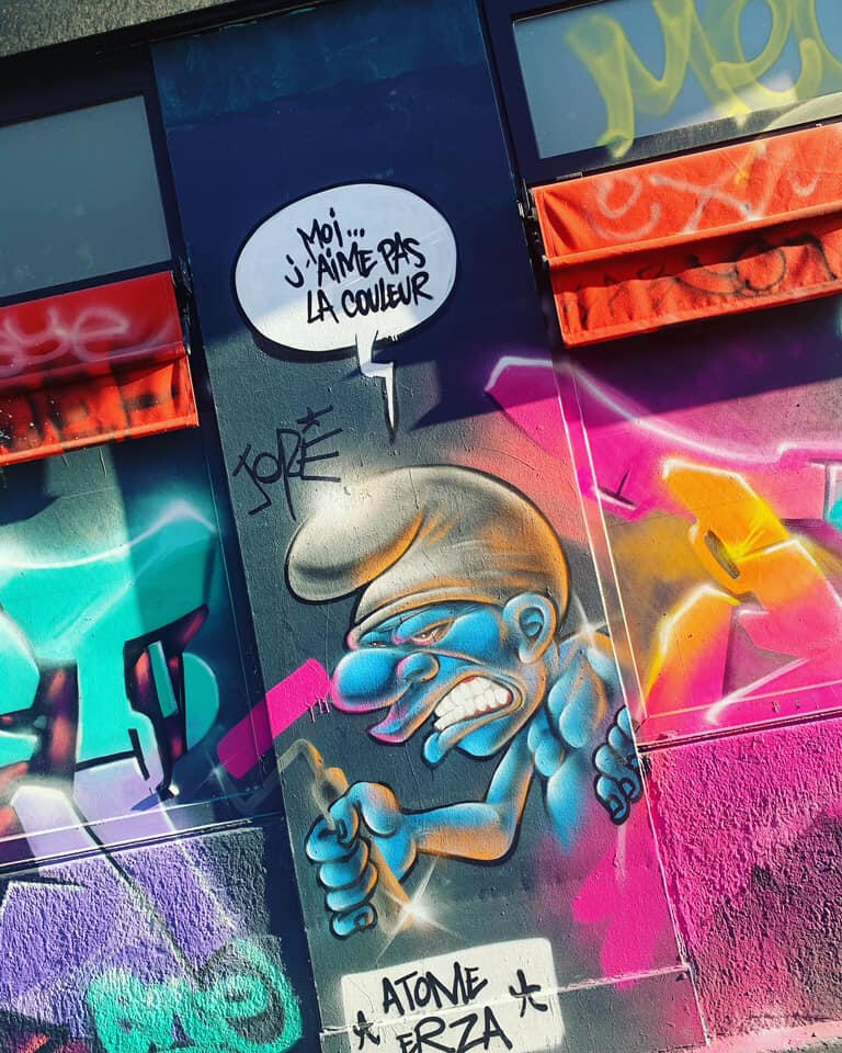 Schtroumpf à Paname